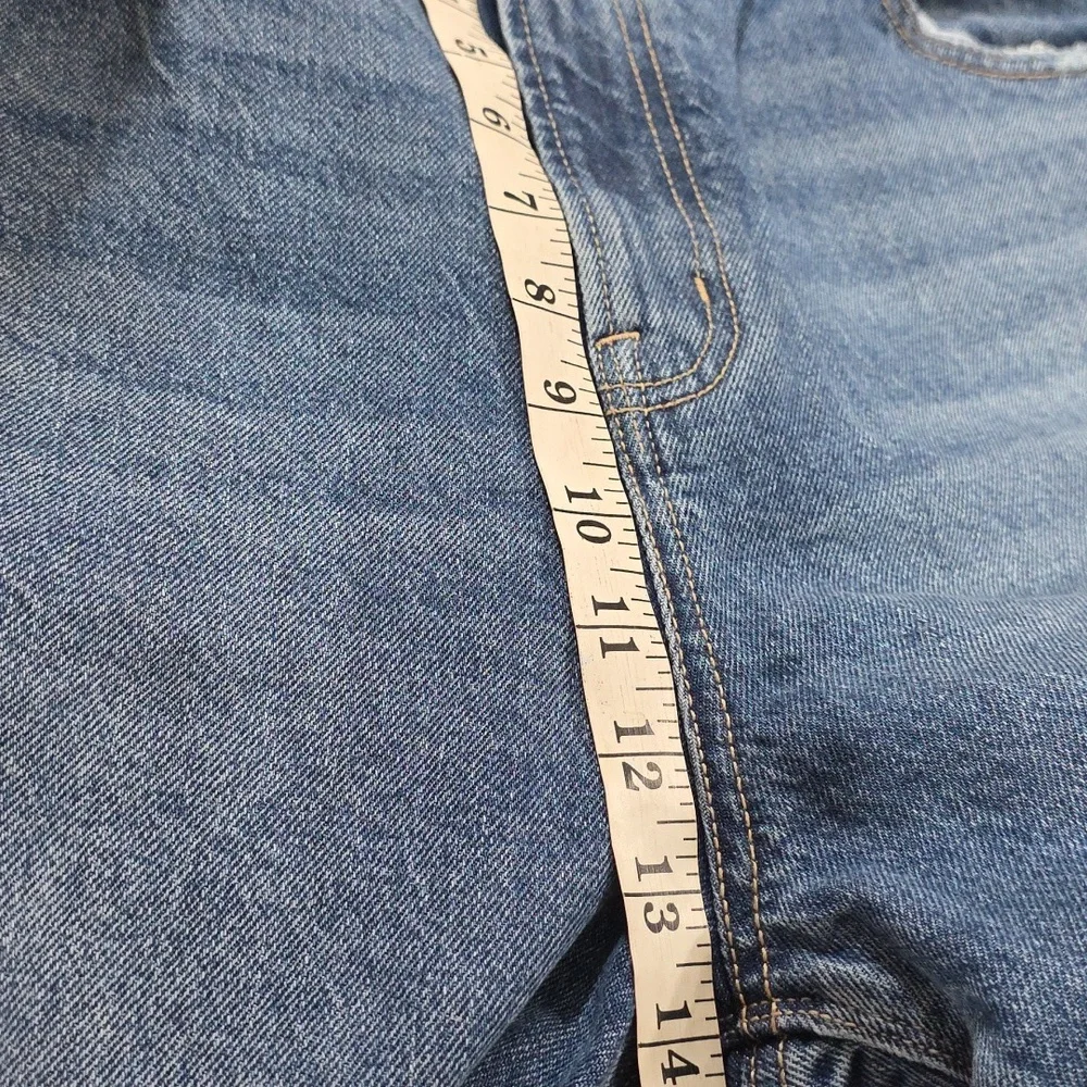 NWT American Eagle Super High-Rise Straight Jeans Womens Distressing Sz 18/34x29 - Picture 14 of 14